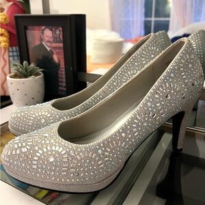 Elegant Silver Heels